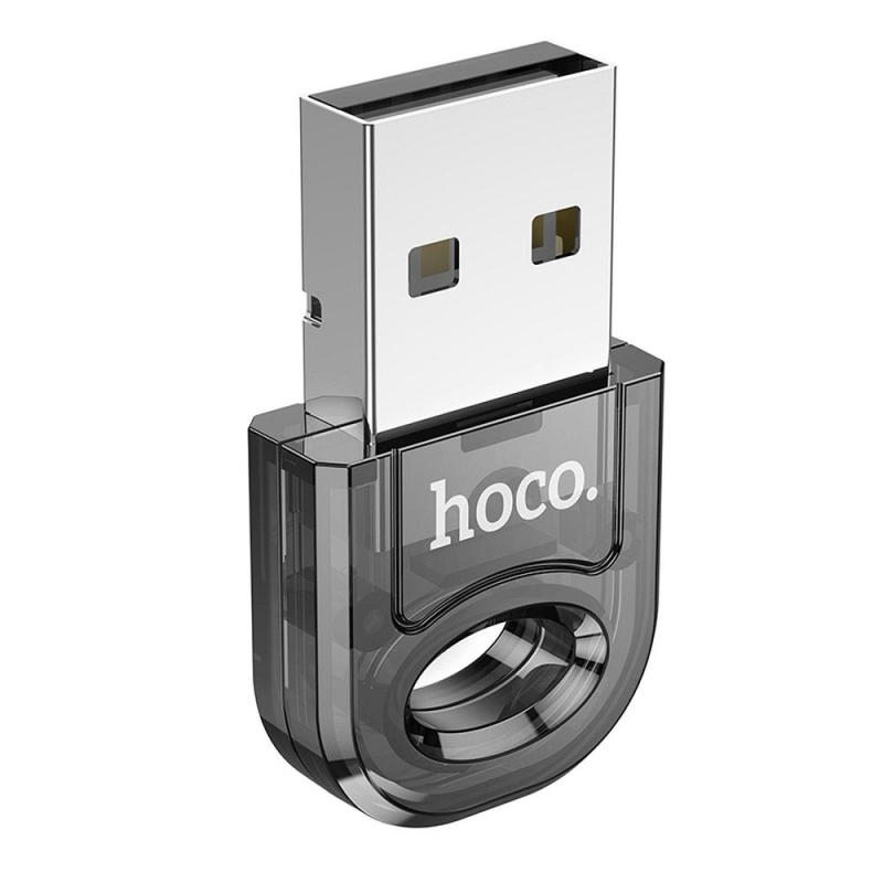 Hoco UA28 USB A bluetooth adapter átlátszó fekete (HC618335)