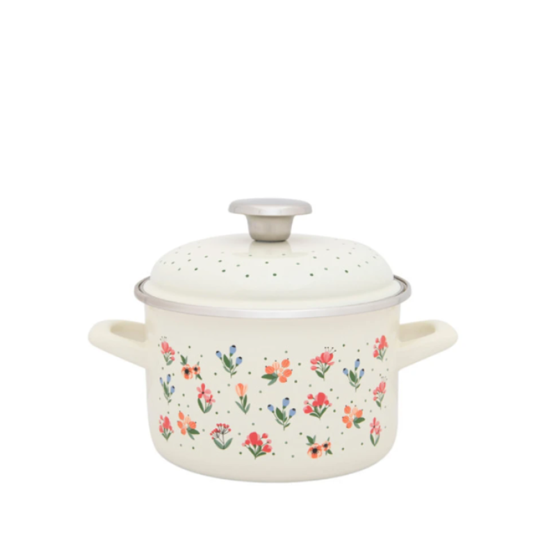 Metalac Standard zománcozott mély lábas fedővel, 16 cm, 2 L (388658)