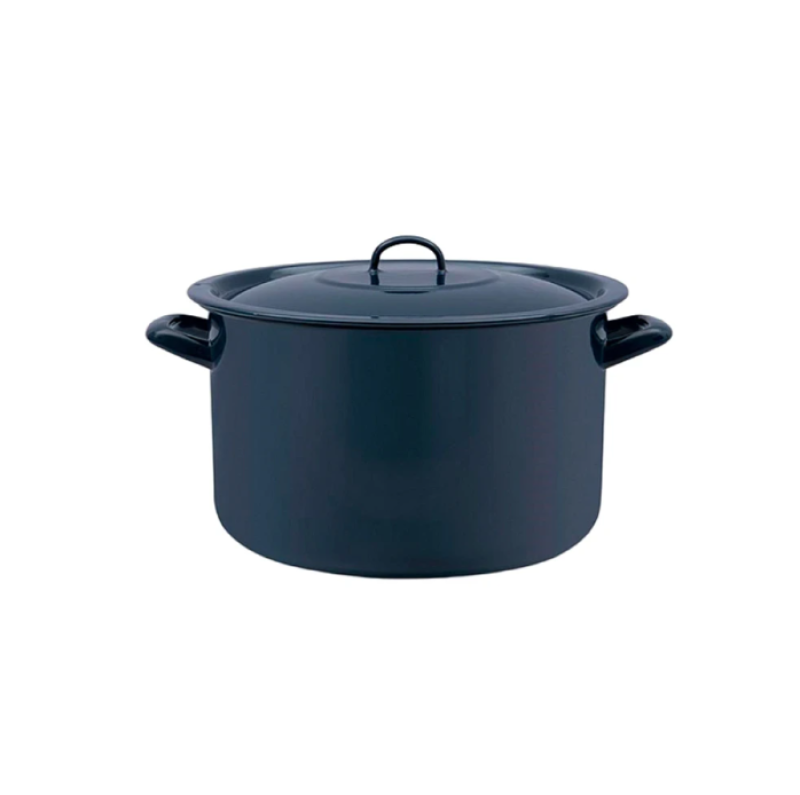 Metalac Classic zománcozott mély lábas fedővel 32 cm, 16 L (355980)
