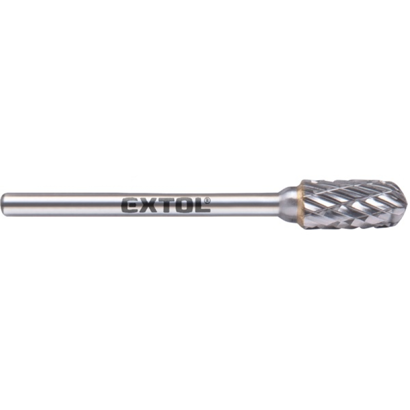 Extol Industrial keményfém turbómaró, hengeres, kerek orrú 6×13mm/szár 3mm (8703823)