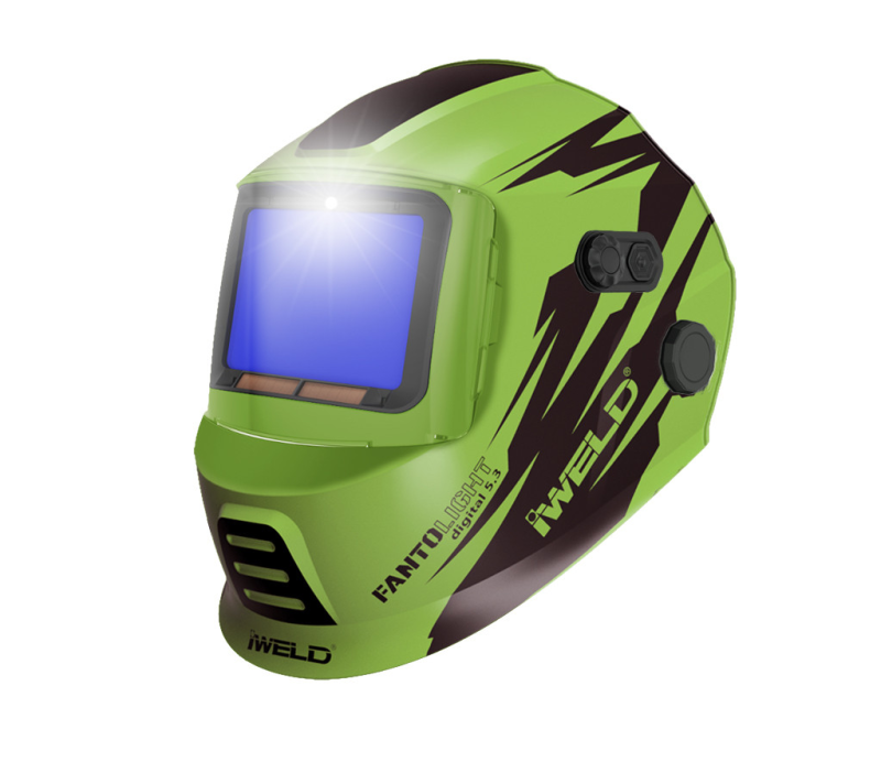 Iweld Fantolight Digital 5.3 automata hegesztő fejpajzs, zöld (8FNTLGHTLG)