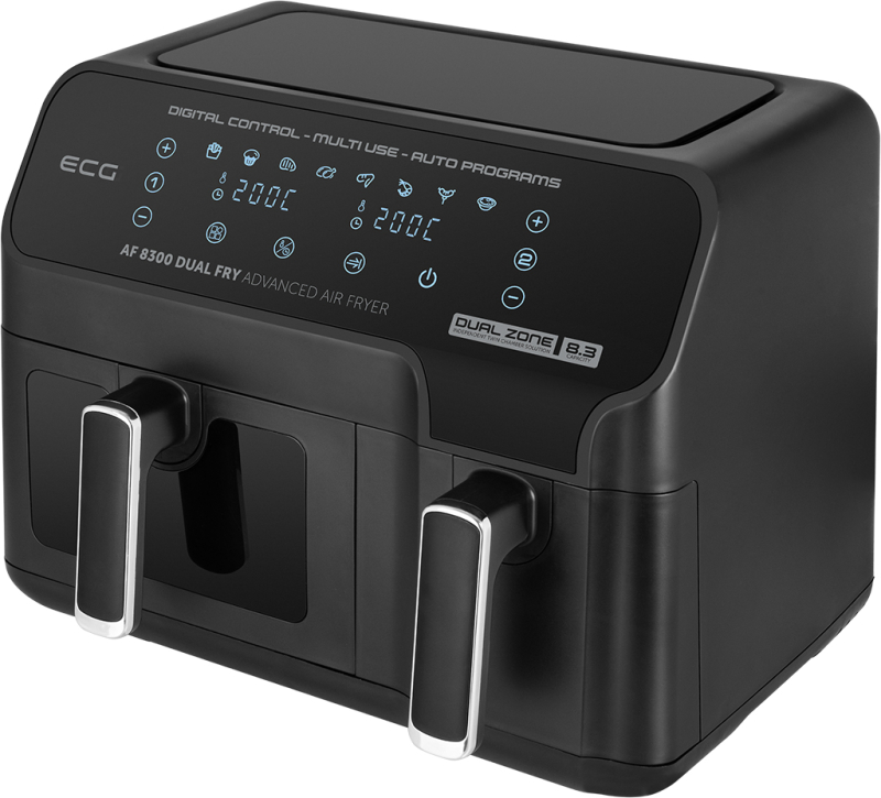 ECG Dual Fry forrólevegős fritőz (AF-8300)