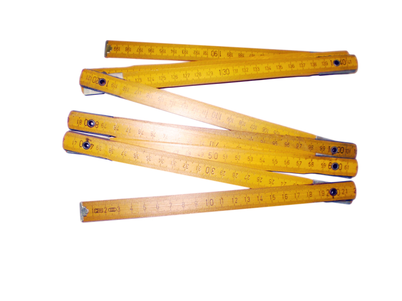 Mérőléc (collstok) 2 m-es fa  47817