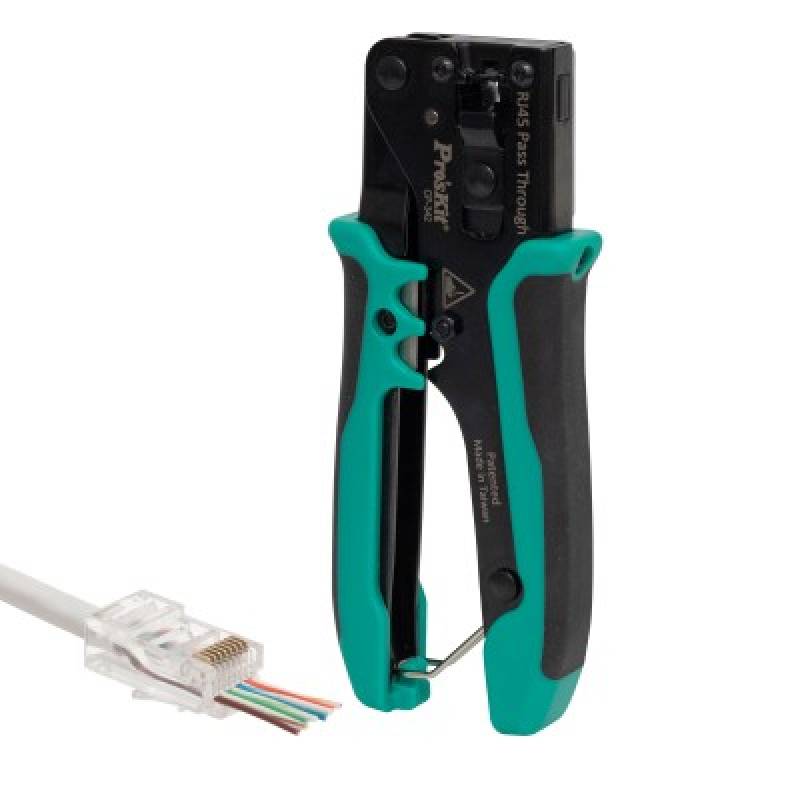 Gyorskrimpelő fogó, profi, UTP-RJ45-8P8C (CP-342)