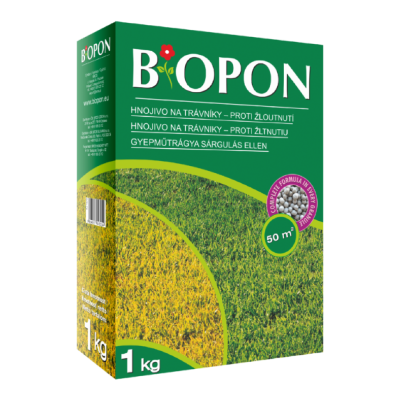 Biopon gyep sárgulás elleni növénytáp 1kg (B1175)