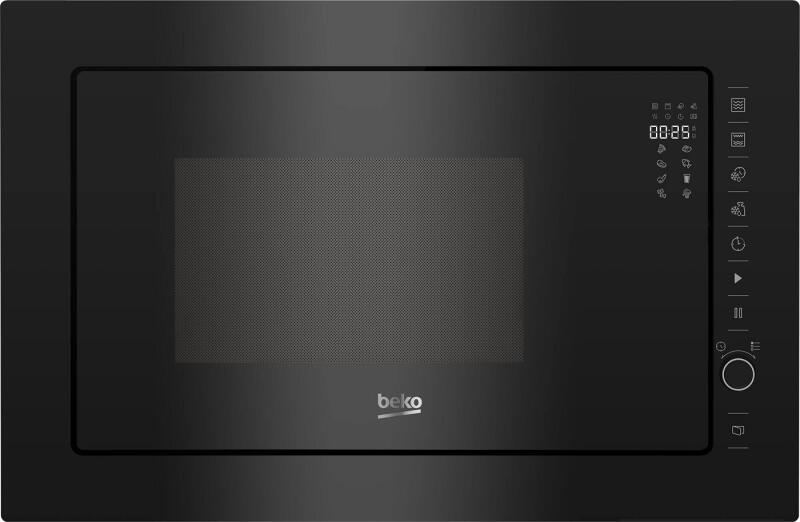 Beko BMGB 25333 BG beépíthető mikrohullámú sütő fekete, 25L