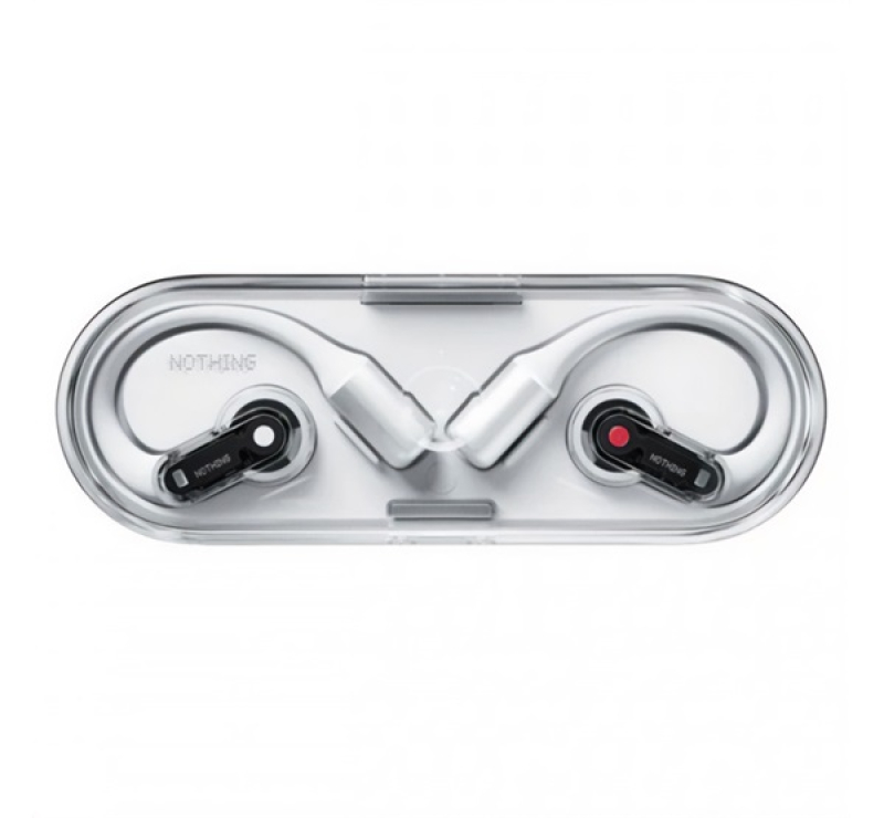 NOTHING EAR(OPEN) bluetooth fülhallgató SZTEREO (v5.3, TWS, mikrofon, IP54, fülre akasztható + töltő