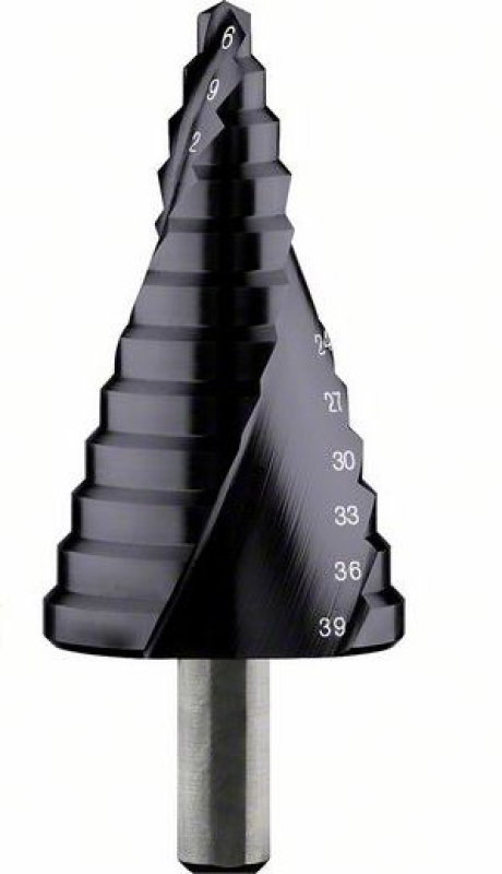 Bosch 12 lépcsős fúró HSS-AlTiN, 6-39 mm (2608588068)