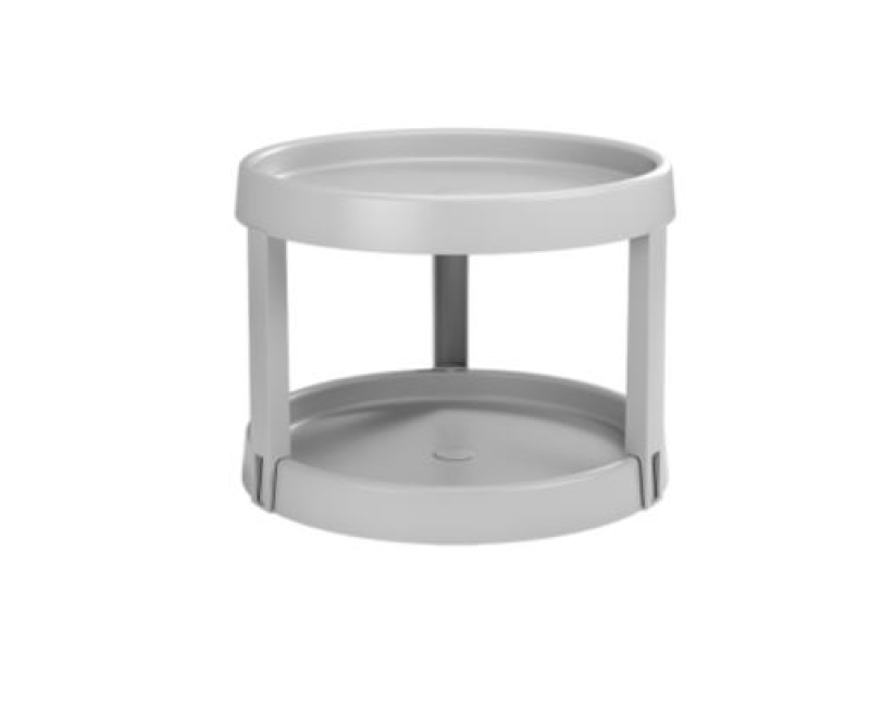 Metaltex forgó tároló 2 polcos, 28x21 cm (362522)