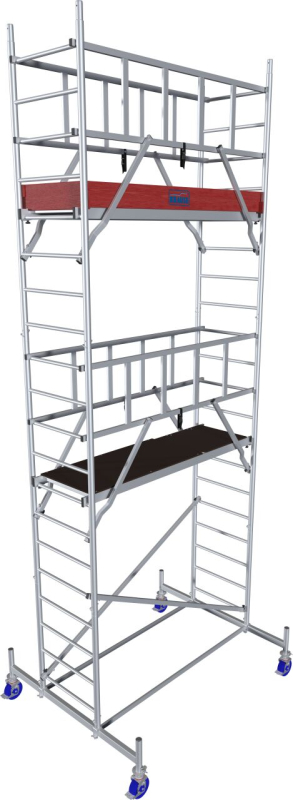 Krause Monto ProTec System alumínium gurulóállvány, 6,30 m (940131)