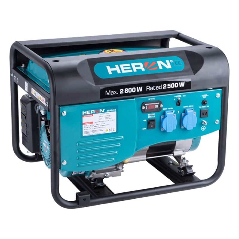Heron benzinmotoros áramfejlesztő, max 2800 VA, egyfázisú (8896416)