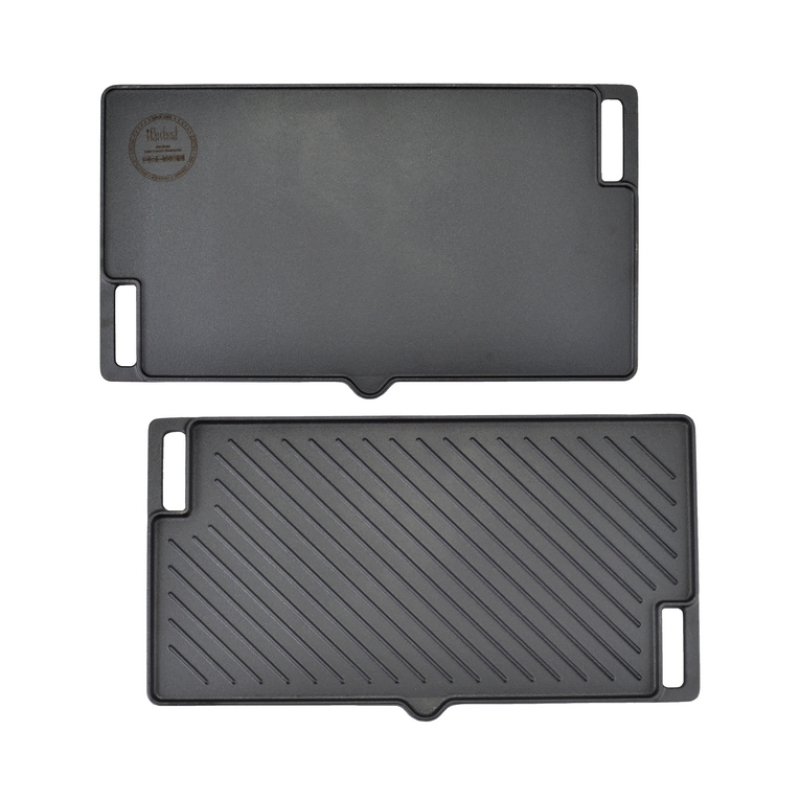 Perfect Home Öntöttvas grill lap 45*25 cm 2 oldalas csőrös (14914)