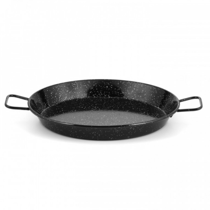 Garcima 38 cm-es zománcozott paella sütőtál, szeletsütő