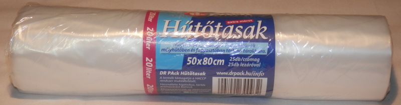 drPACK lezárható hűtőtasak 20 L 25 db