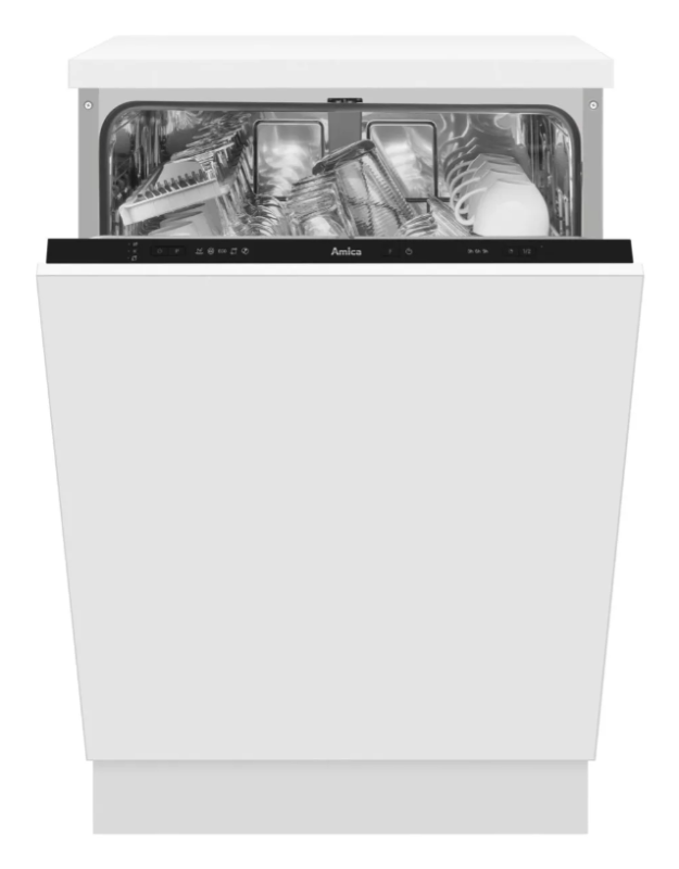 Amica DIM61E5qN beépíthető mosogatógép, 12 terítékes
