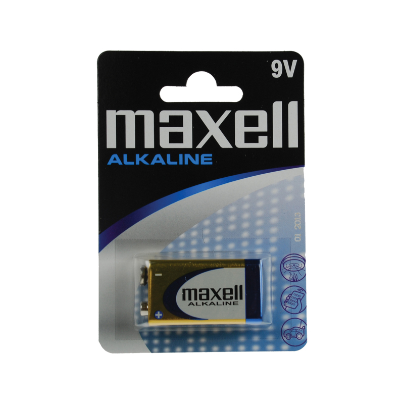 Maxell 9V elem, alkáli (Maxell 6LR61)