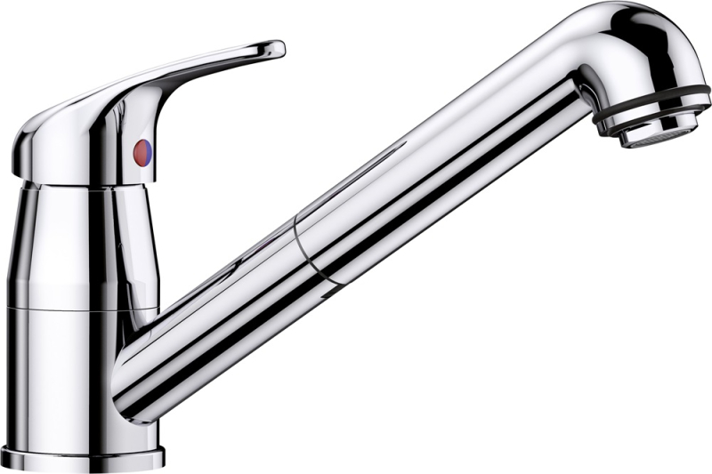 Blanco Daras kihúzható zuhanyfejes csaptelep, króm (517731)