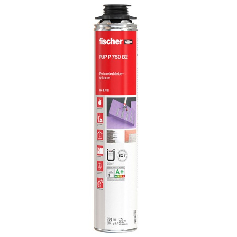 Fischer ragasztóhab 750 ml (pisztolyhoz) PUP P 750 G B2 (8913038)