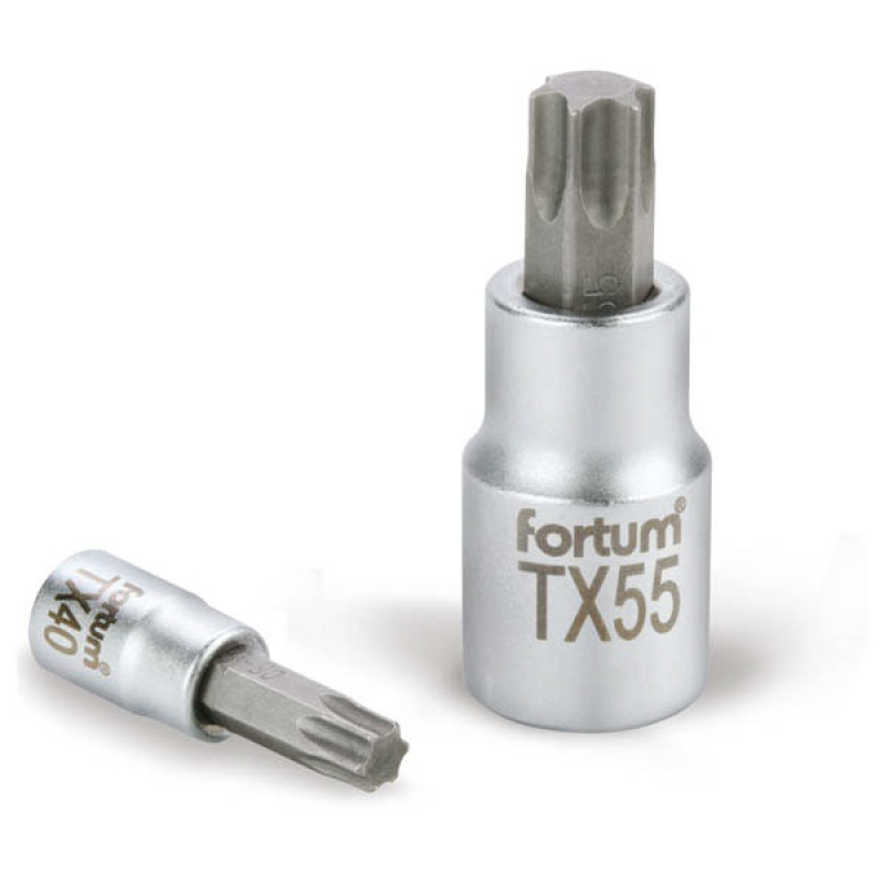Fortum bitdugófej, torx, 1/4