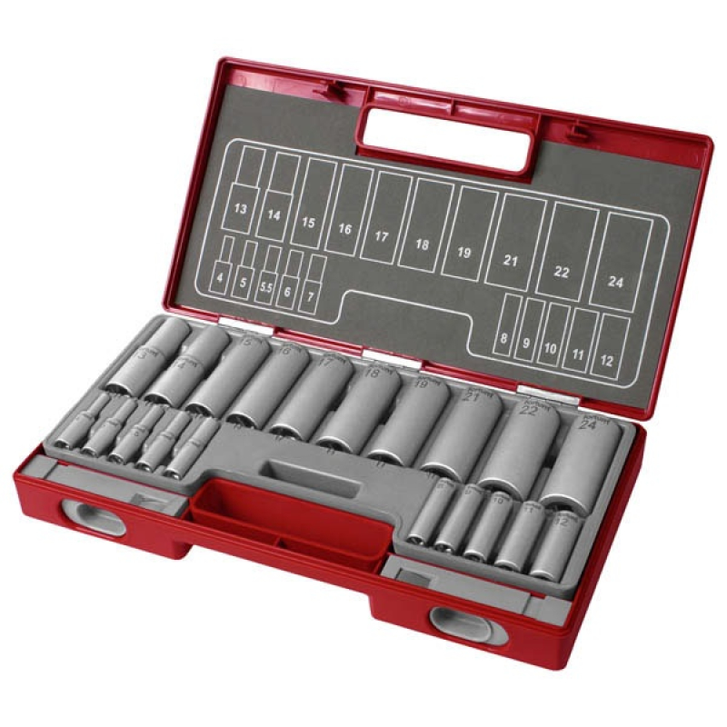 Fortum hosszított dugófej készlet 20 db-os (4700012)