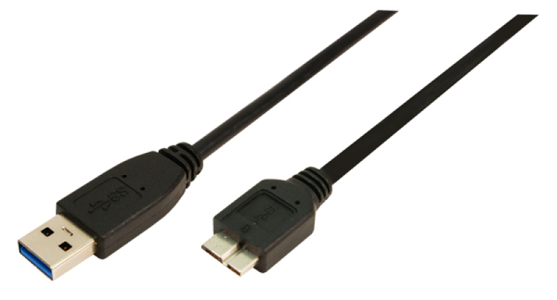 LogiLink USB 3.0 csatlakozó kábel A->B Micro 2x male 2.00 méter