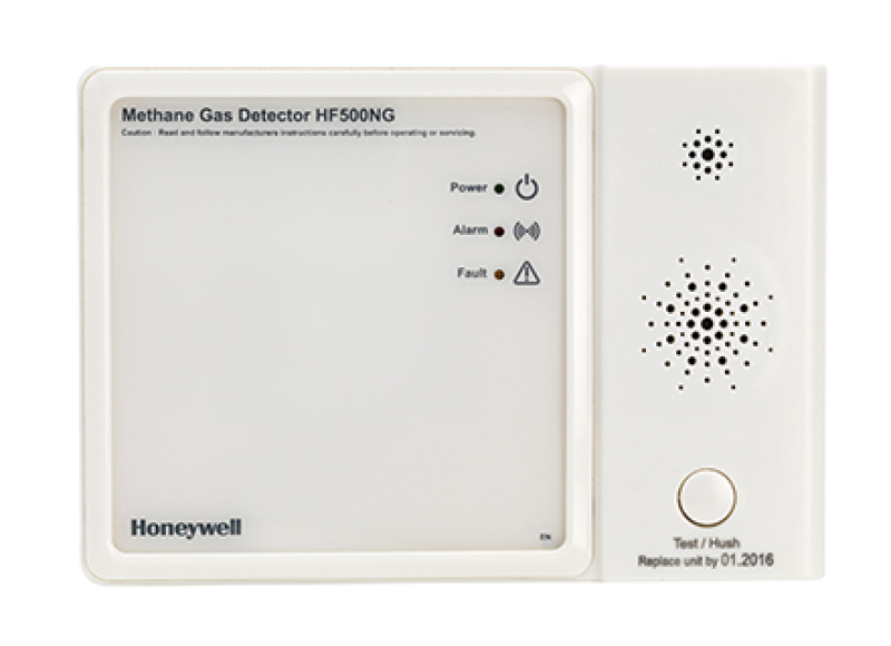 Honeywell földgáz érzékelő, riasztó HF500NG