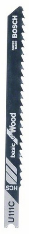 Bosch szúrófűrészlap U 111 C fához, Basic for Wood 3 db (2608630566)