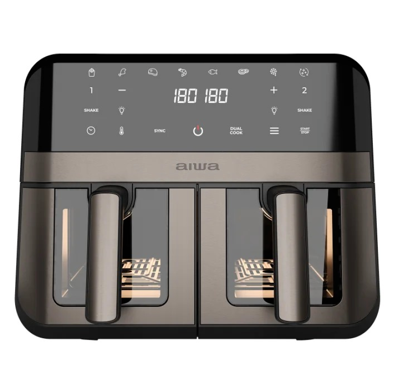 Aiwa AFR-9000 Futago légkeveréses sütő 9L, 2 kosaras