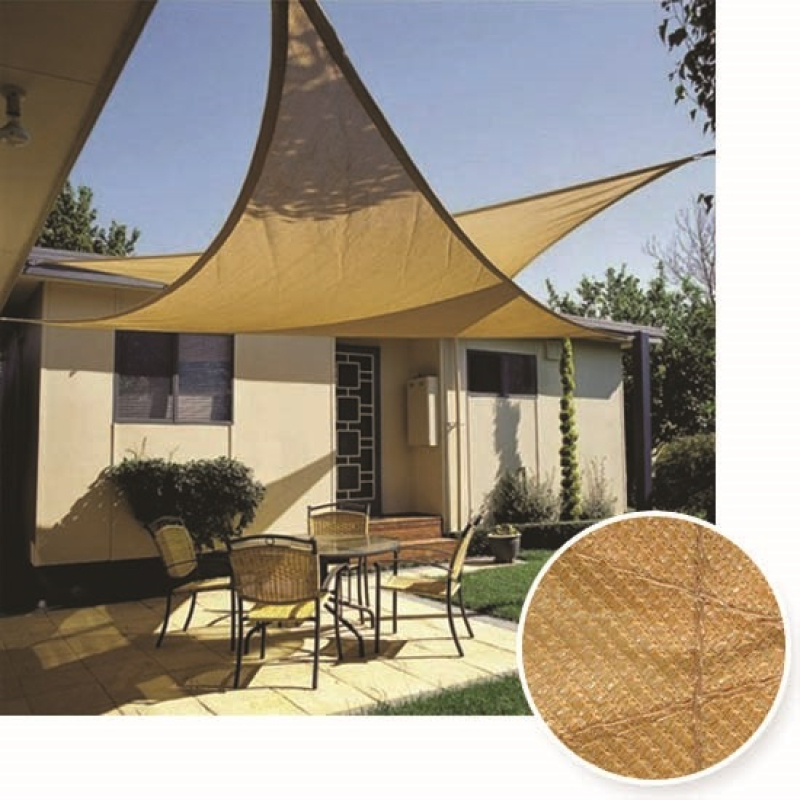 Napvitorla 3,6 x 3,6 x 3,6 m (háromszög) homok (3393400)