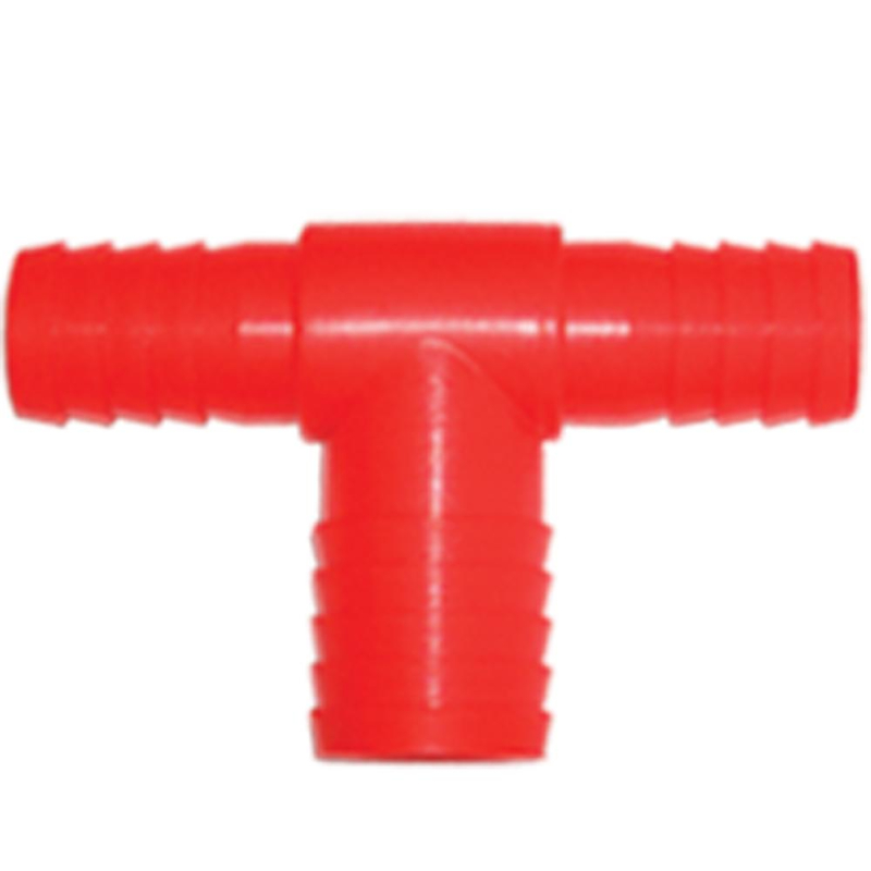 T vízelosztó 3/4 -2 x 1/2 piros (10604)