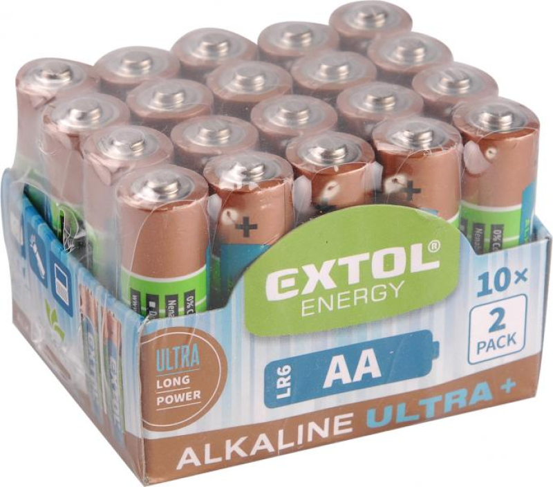 Extol elem készlet 1,5 V AA, LR6 20 db (42013)