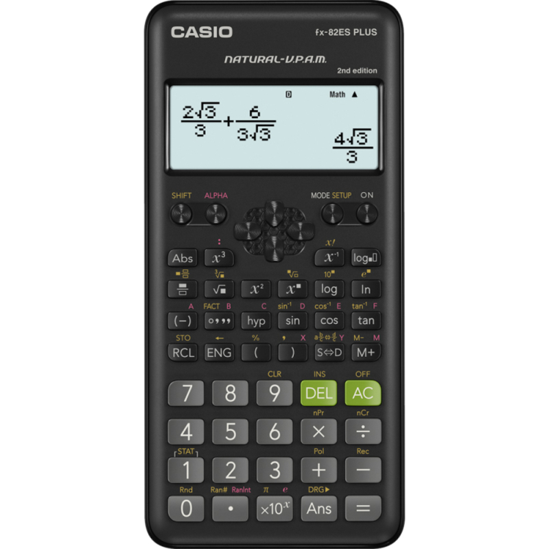 Casio tudományos számológép (FX-82ES PLUS 2E)