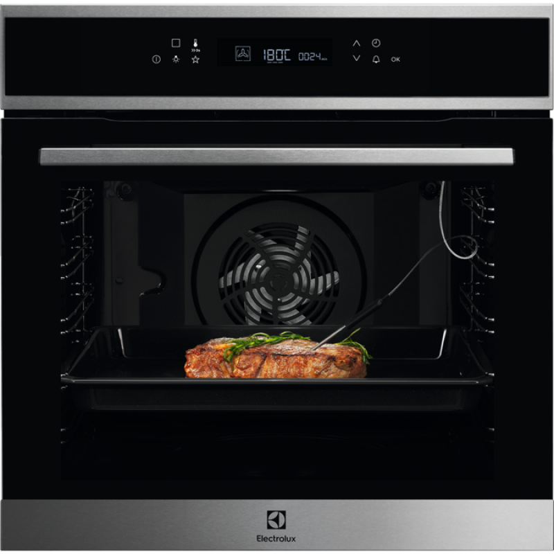 Electrolux EOE7P31X SenseCook Beépíthető sütő, maghőmérő, pirolitikus tisztítás