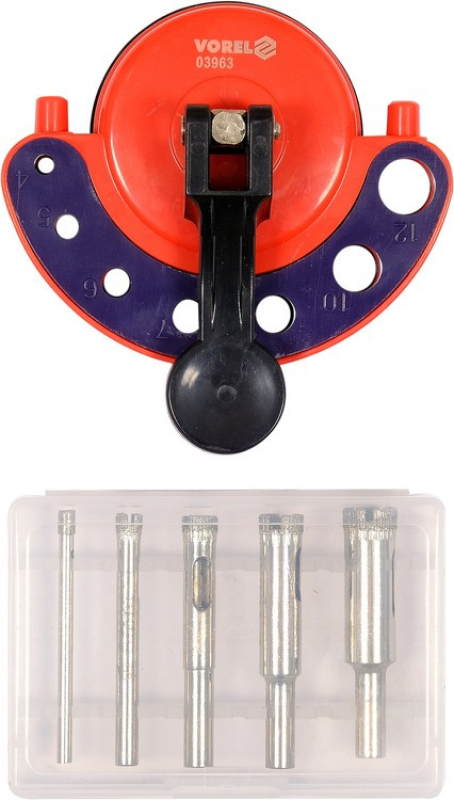 Vorel csempelyukasztó készlet (TOY-03963)