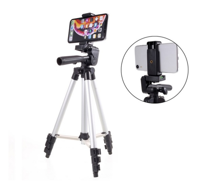 Tripod állvány (univerzális, alumínium, állítható, 35-102cm magasságban, 57-83mm) FEKETEGP-130675