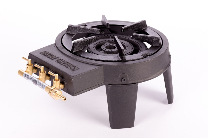 Öntöttvas gázzsámoly 3 gyűrűs, 3 égős Medve GB16