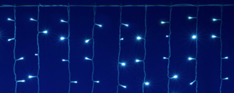 Home LED-es fényfüggöny hidegfehér, sorolható (DLF 600/WH)