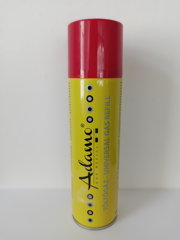 Gáz utántöltő 250 ml + 5 átalakító