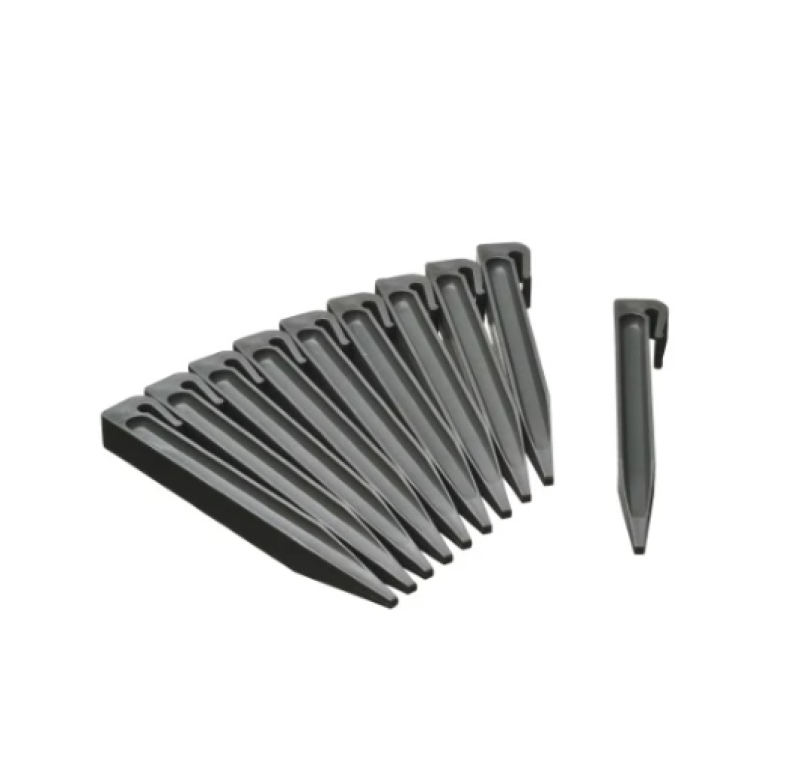 NATURE leszúró tüske ágyásszegély fekete, 10db (6040629)