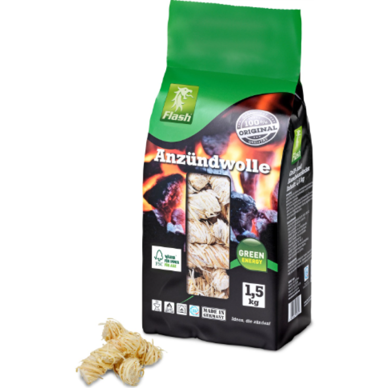 Flash begyújtó faháncs, 1,5 kg (FLASH-KIEG-005)