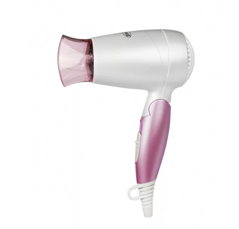 Bravo utazó hajszárító 1200W, fehér-rózsaszín (B-4644W)