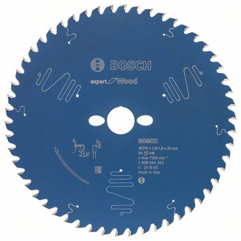 Bosch körfűrészlap EX WO T 254x30-54 (2 608 644 342)