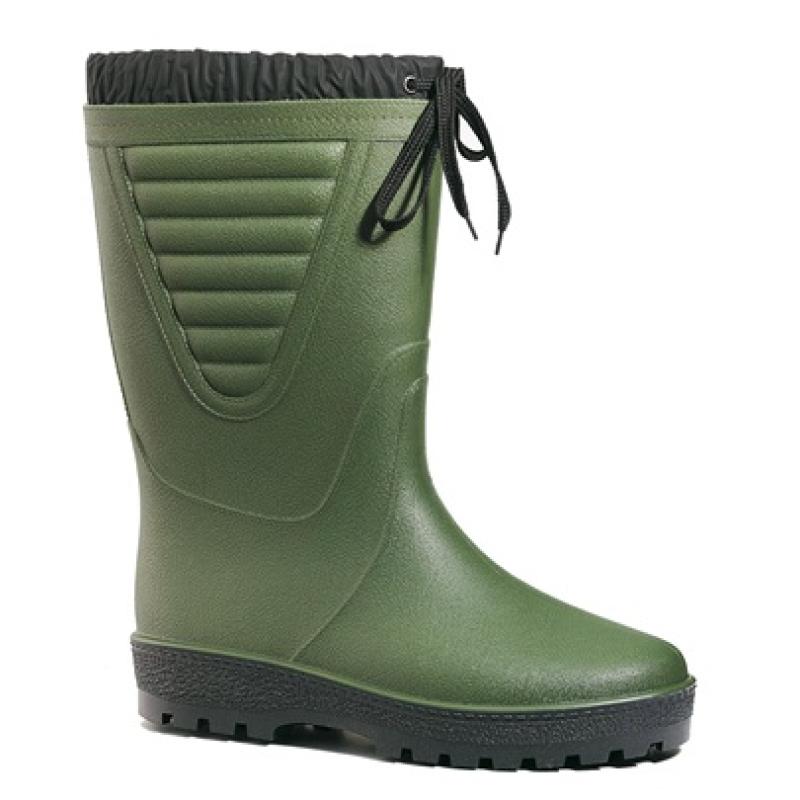 Gumicsizma bélelt zöld 36-os (6700636)
