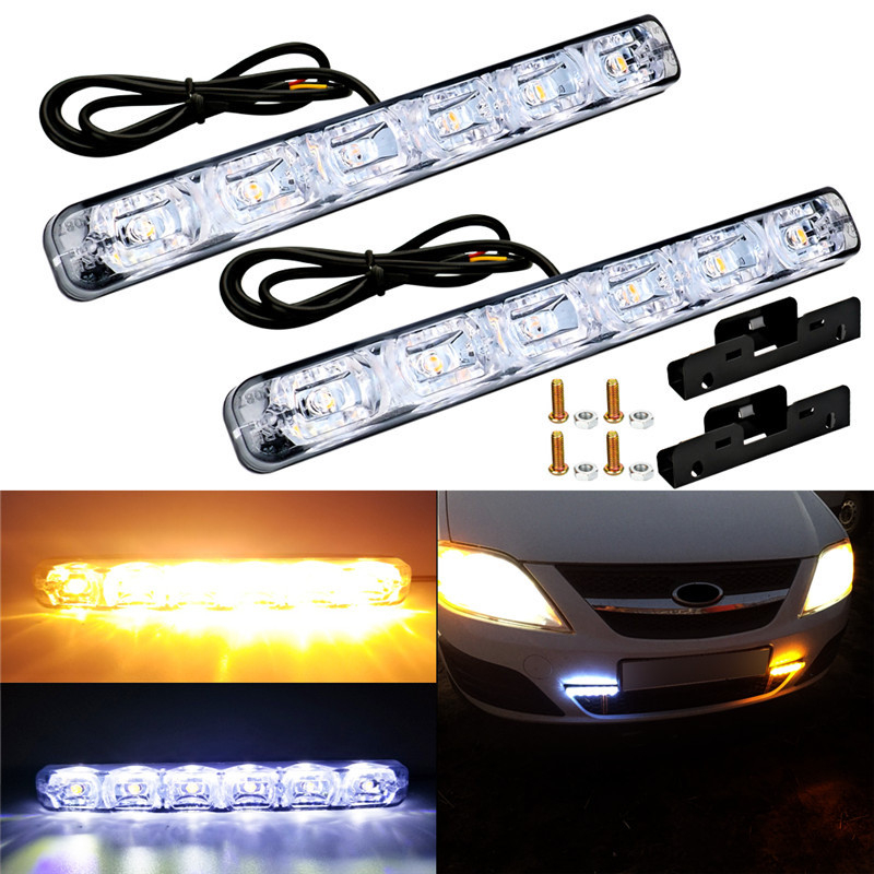 Nappali menetfény futófényes index funkcióval, 6 LED, E jeles (006)