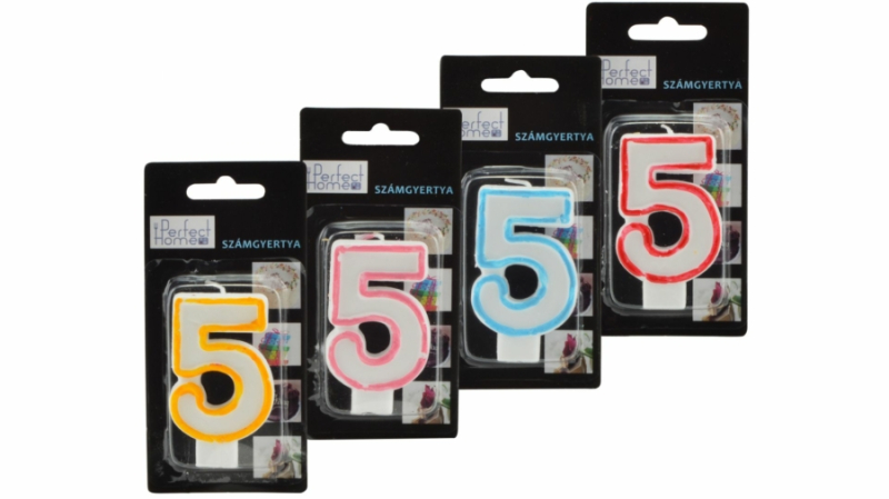 Perfect Home Számgyertya 5 (10504)