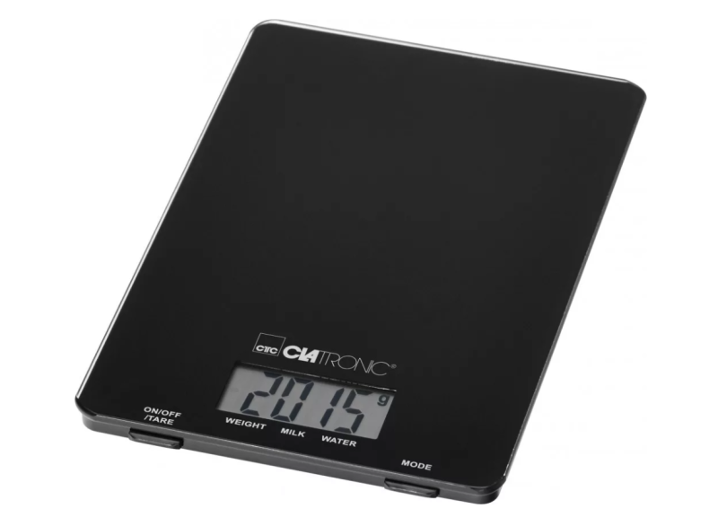 Clatronic KW 3626 konyhai mérleg, fekete
