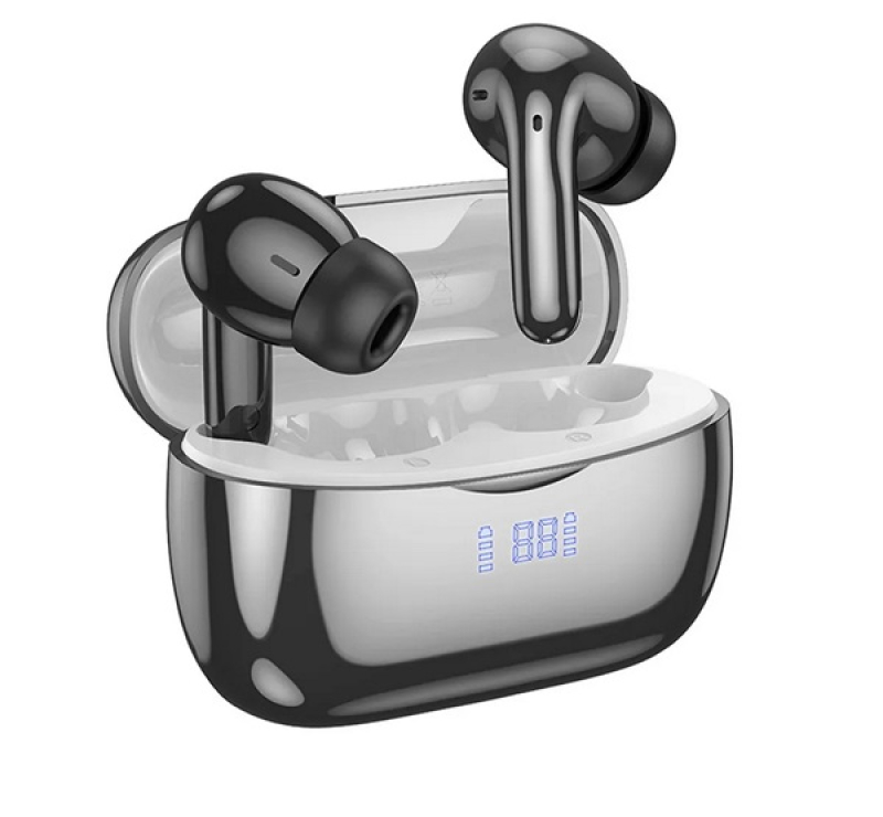 HOCO EQ16 bluetooth fülhallgató SZTEREO (v5.3, TWS, mikrofon, LED kijelző, aktív zajszűrő + töltőtok