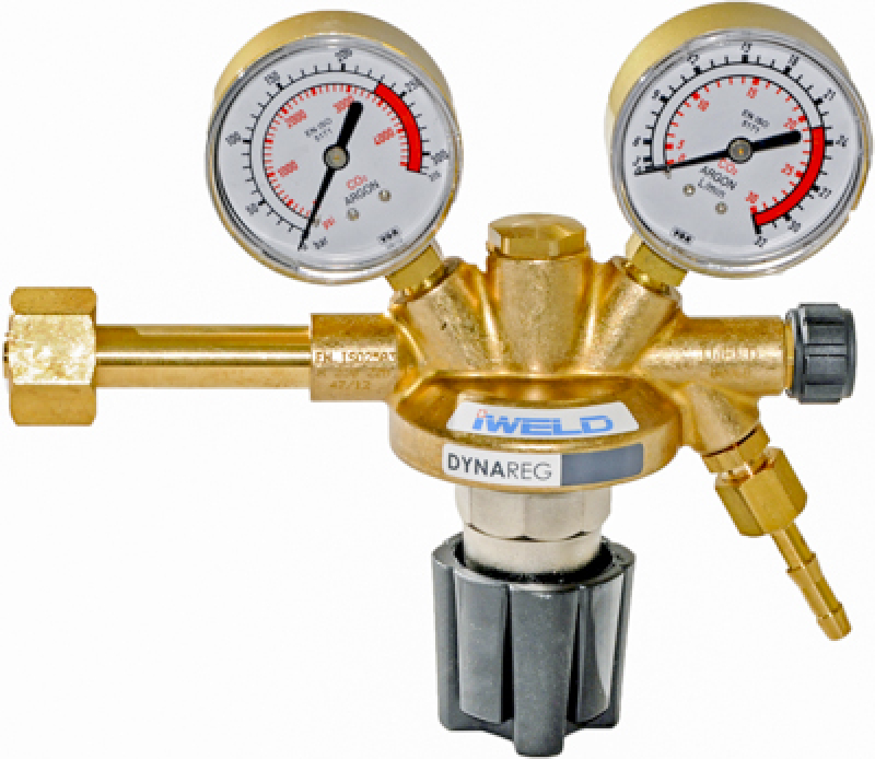 Iweld Dynareg Argon palack nyomáscsökkentő 230/22 l/perc, 2 manométerrel