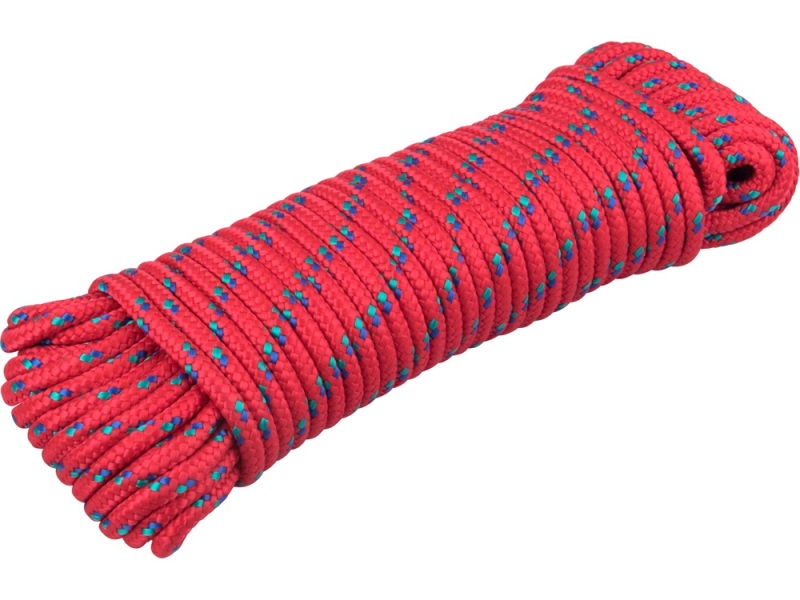 Extol Premium kötél, fonott, piros 6mm x 20m (8856416)