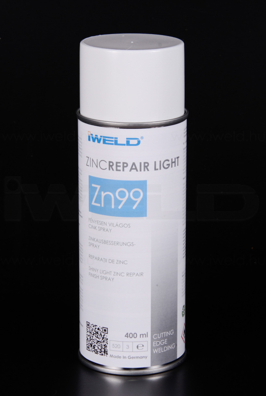 Inweld ZINCREPAIR LIGHT 99%-os fényesen világos cink spray 400ml (750ZNREPRLGT)